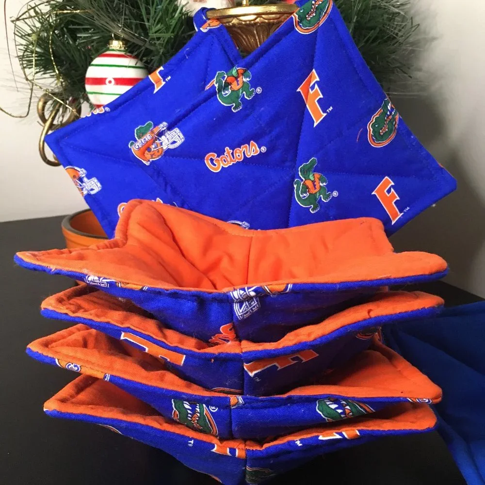 Florida Gators Tailgate Hot Bowl/Cup Holders. All handmade.